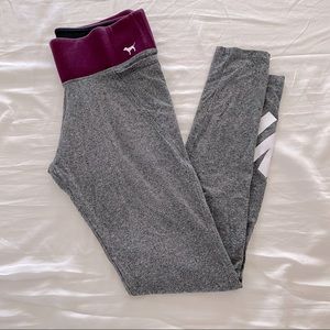 Grey VS PINK Yoga Leggings